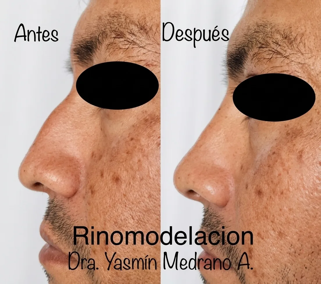 Después — RINOMODELACIÓN con HIALURÓNICO